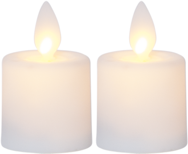 Led Candle 2 Pack M-twinkle - Candle (600x600), Png Download