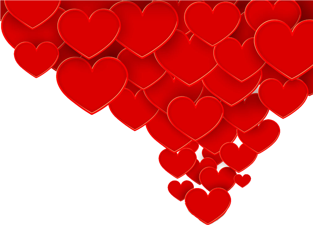 Png Black And White Heart Euclidean S Gift Boxes Flying - Flying Hearts (1000x995), Png Download