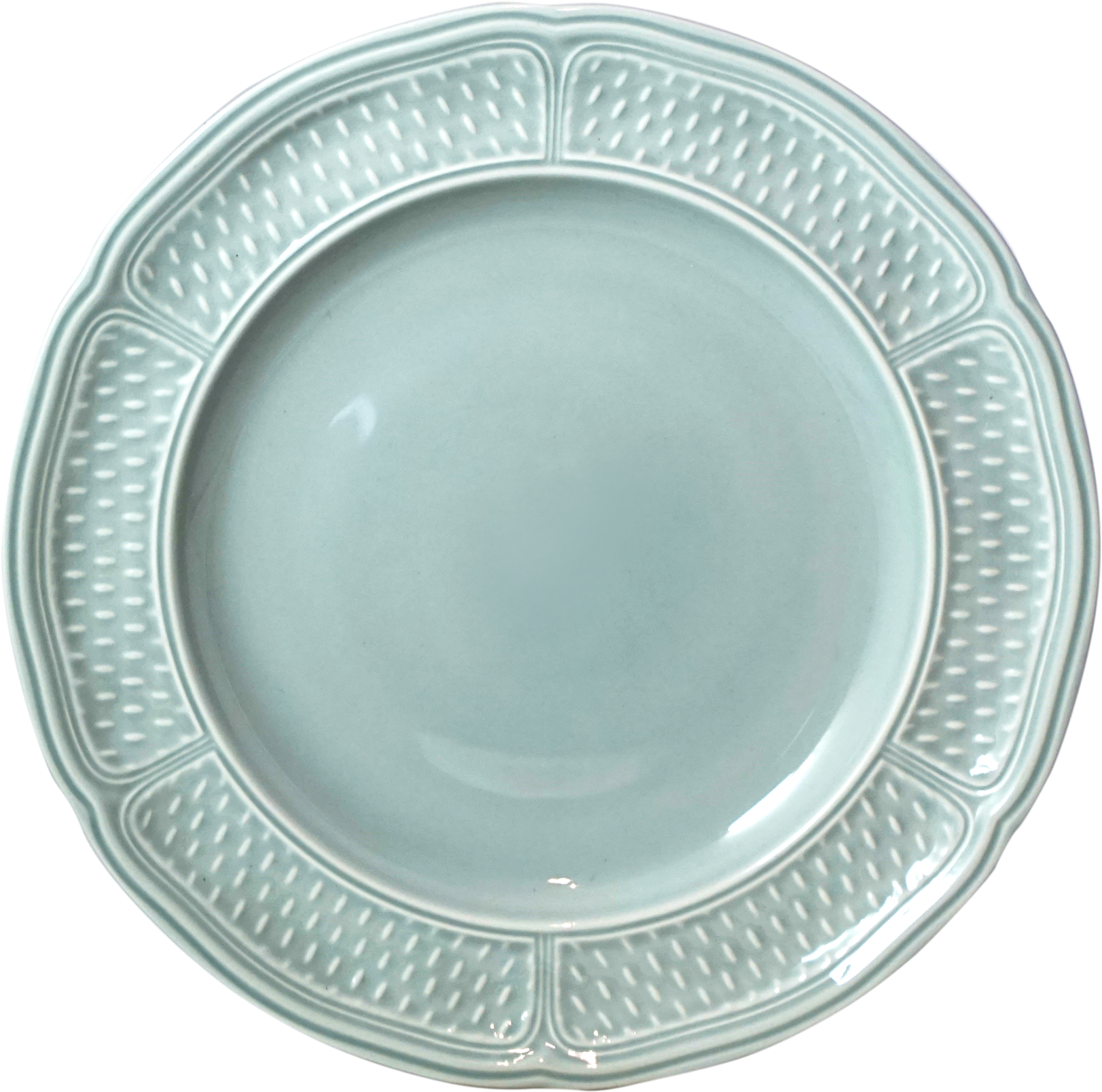 4 Dinner Plates Celadon - Gien Pont Aux Choux Terracotta Dinner Plate (1624x1624), Png Download