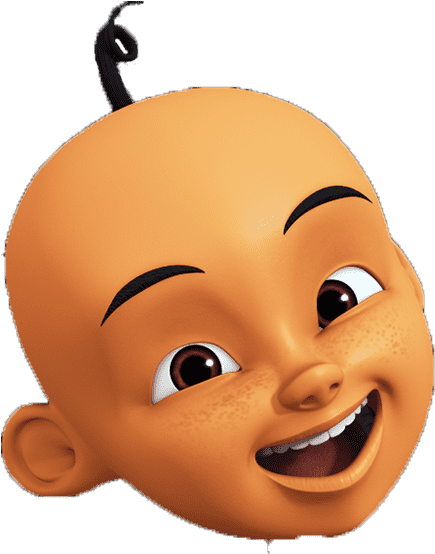 Buka Aplikasi Tersebut, Kemudian Cari Foto Yang Ingin - Kepala Upin Ipin Png (560x614), Png Download