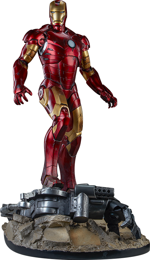 Iron Man Mark Iii Maquette - Iron Man Mark Iii (480x828), Png Download