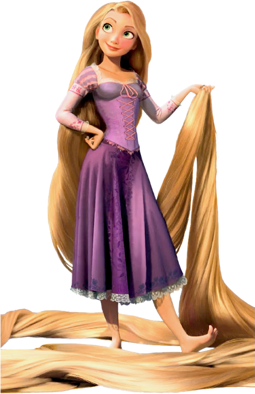 Rapunzel - Art Of Tangled (500x800), Png Download