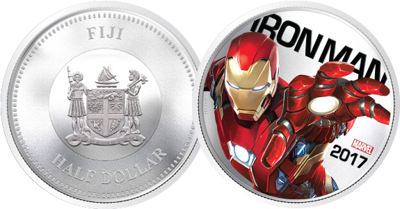Iron Man Light Up Coin - 20 Inch X 20 Inch Marvel Team Iron Man Wall Art, Multicolor (1000x500), Png Download