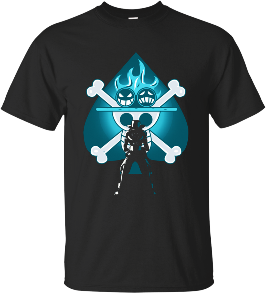 One Piece Portgas D - T-shirt (1155x1155), Png Download