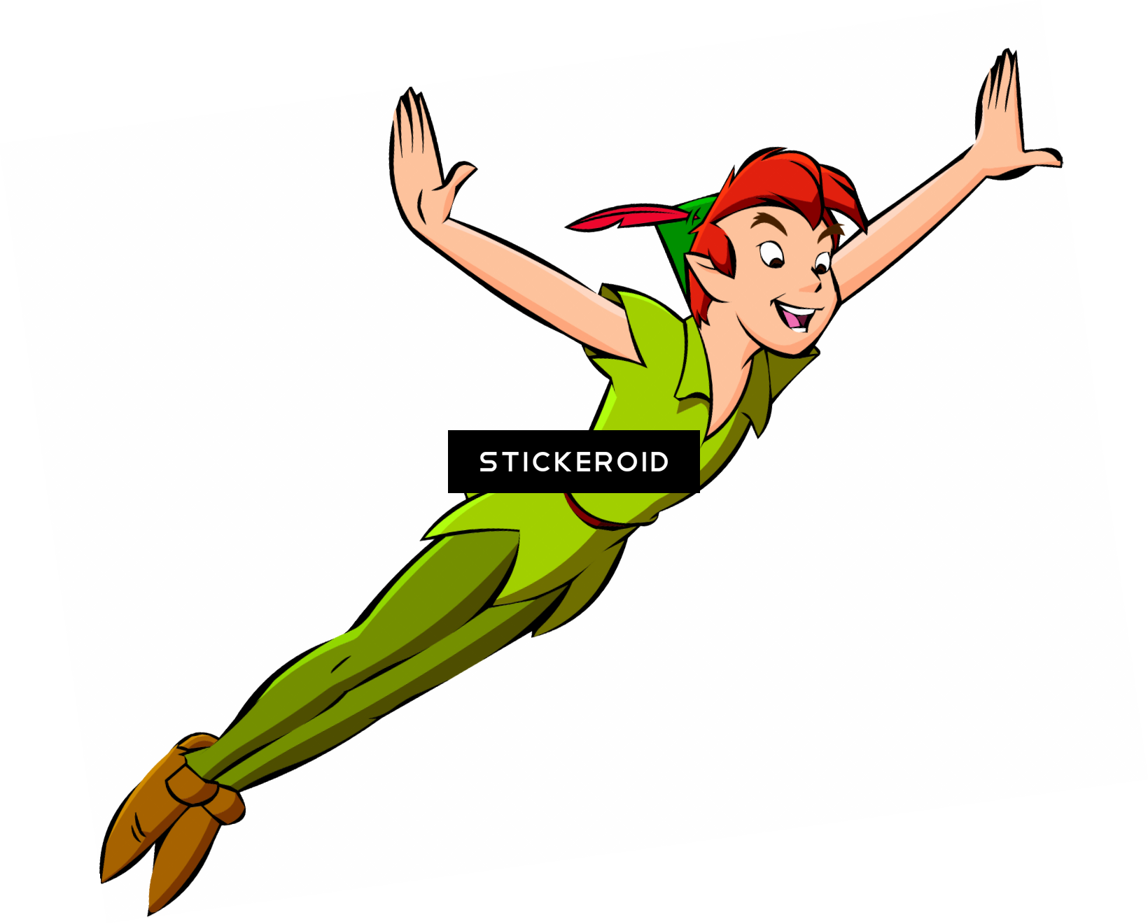 Peter Pan Cartoons - Peter Pan (1640x1321), Png Download