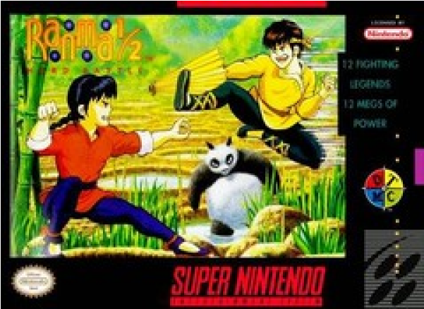 Ranma 1/2 Hard Battle Super Nintendo Snes (600x848), Png Download