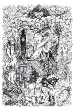 1 - Peter Pan Shadow Box Benjamin Pollock (664x564), Png Download