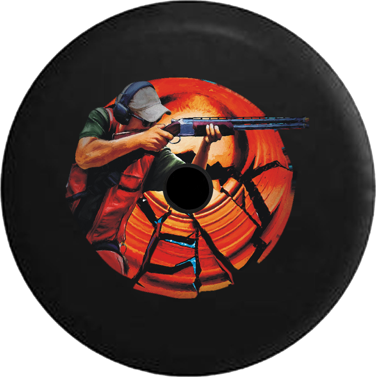 Tire Cover Pro - Tirecoverpro Target Clay Shooting Hunting Skeet Trap (1197x1200), Png Download