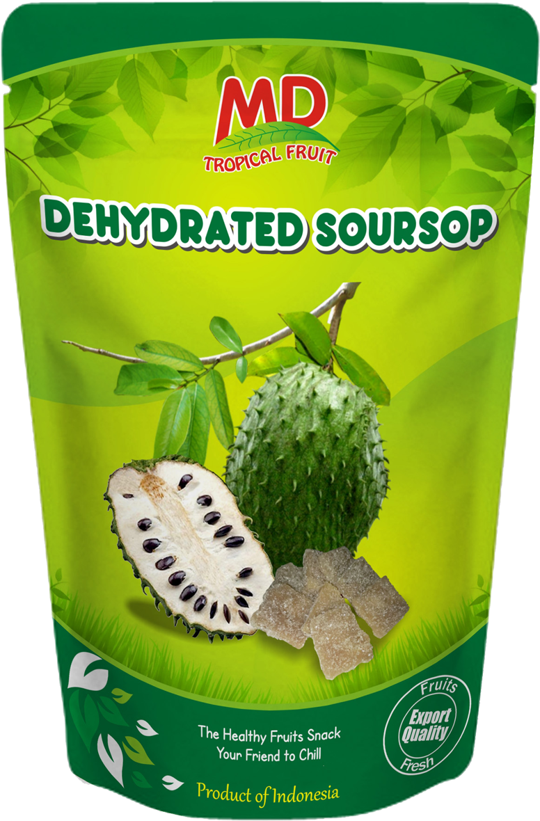 Dehydrated Soursop Delight Manisan Sirsak - Soursop (866x1260), Png Download