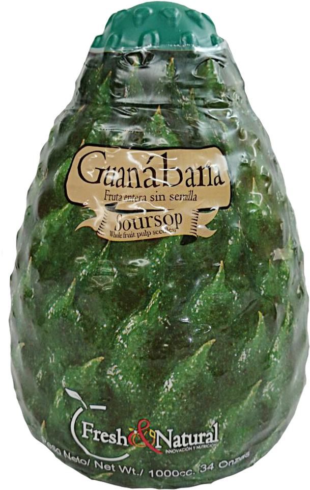 Soursop Pulp 1200 Gram Bottle (622x1000), Png Download