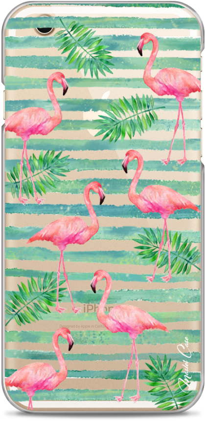 Coque Iphone 6plus/6splus Tropical Watercolor Striped - Iphone 6s (1230x900), Png Download