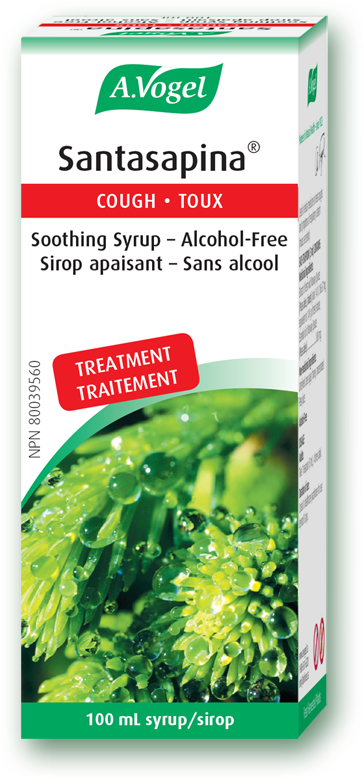 Soothing Cough Syrup - Vogel Santasapina Cough Treatment Syrup 100ml (800x800), Png Download