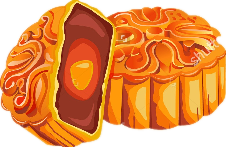 Malaysia Largest And Professional Online Baking Supplies - Moon Cake Illustration Png (779x505), Png Download