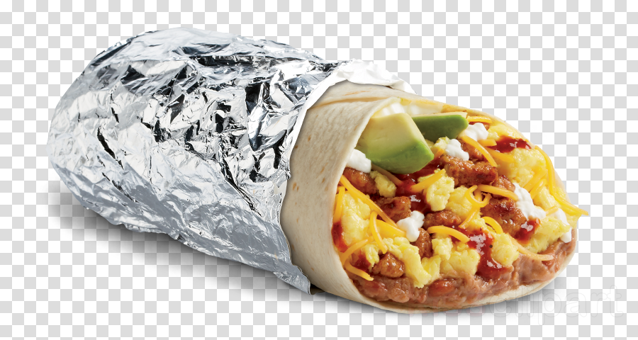 Burrito Png Clipart Burrito Huevos Rancheros - Del Taco Breakfast Burrito Sausage (900x480), Png Download
