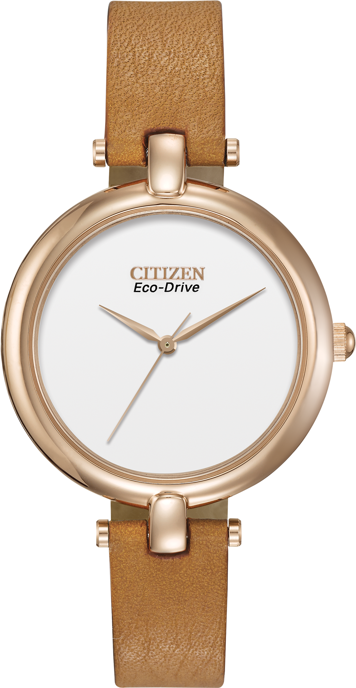 Citizen Womens Em0253-03a Silhouette Eco-drive Gold-tone (1400x2200), Png Download