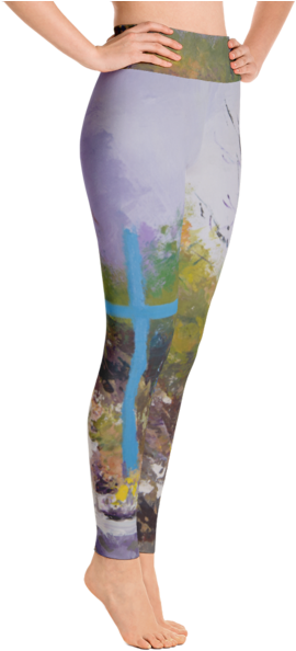 Blue Cross Leggings - Pumpkin Leggings - Pumpkin Costume - Halloween Costume (620x620), Png Download