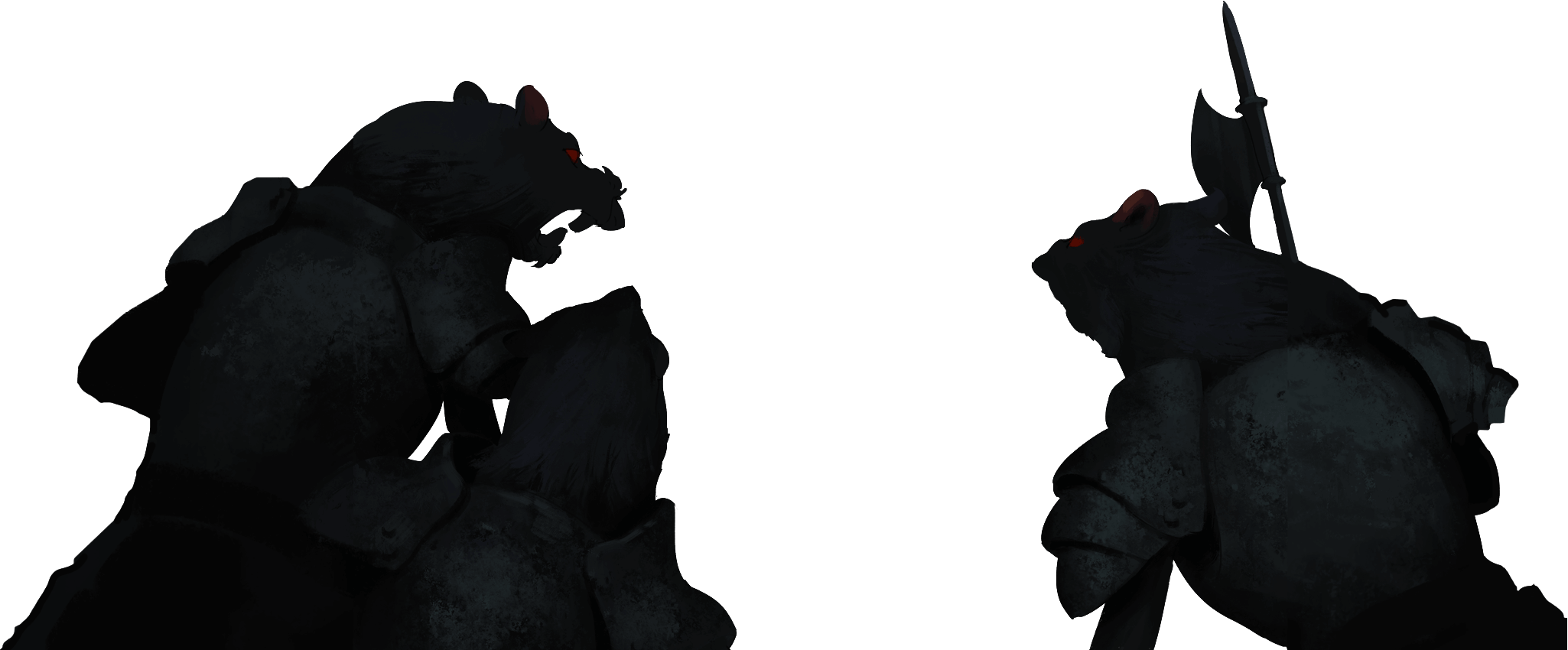 Its A Dangerous World Out There - Statue (2050x850), Png Download