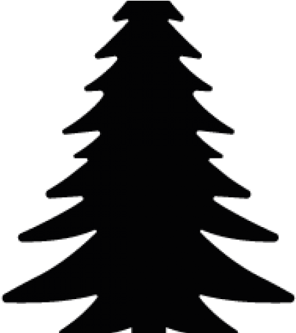 Xmas Tree Silhouette - Christmas Tree (640x480), Png Download