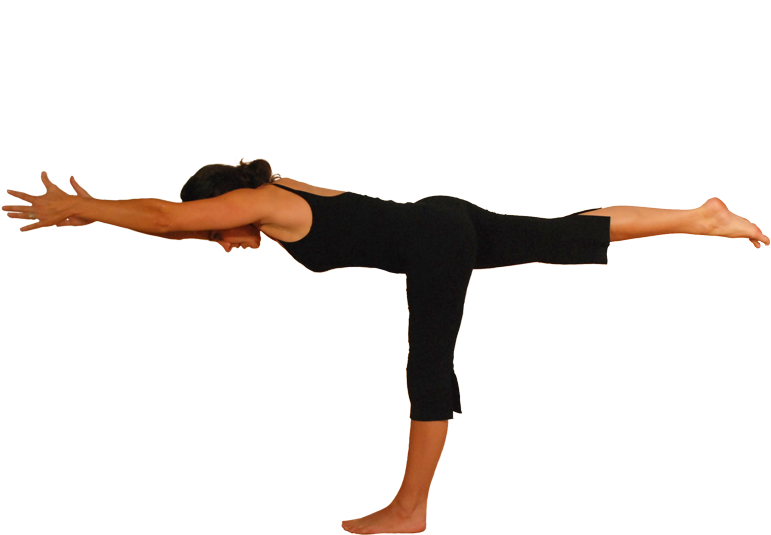 Julie Wilkins Warrior 3 Yoga Pose - Yoga Png Warrior Pose (1000x671), Png Download
