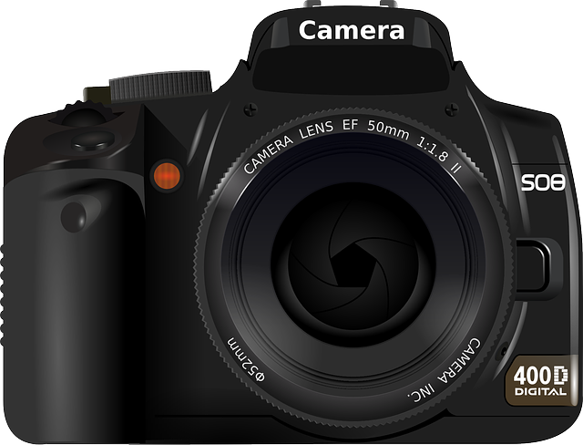 Camera, Digital, Portable, Cam, Photography, Lens - Digital Camera Clip Art (640x488), Png Download