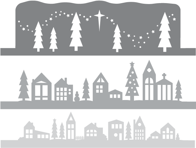 Use Your Cricut Explore To Cut This Beautifully Detailed - Winter Paper Cut Out (660x510), Png Download
