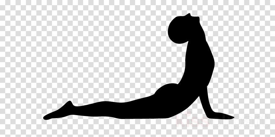 Yoga Silhouette Png Clipart Yoga Clip Art - Clip Art (900x450), Png Download
