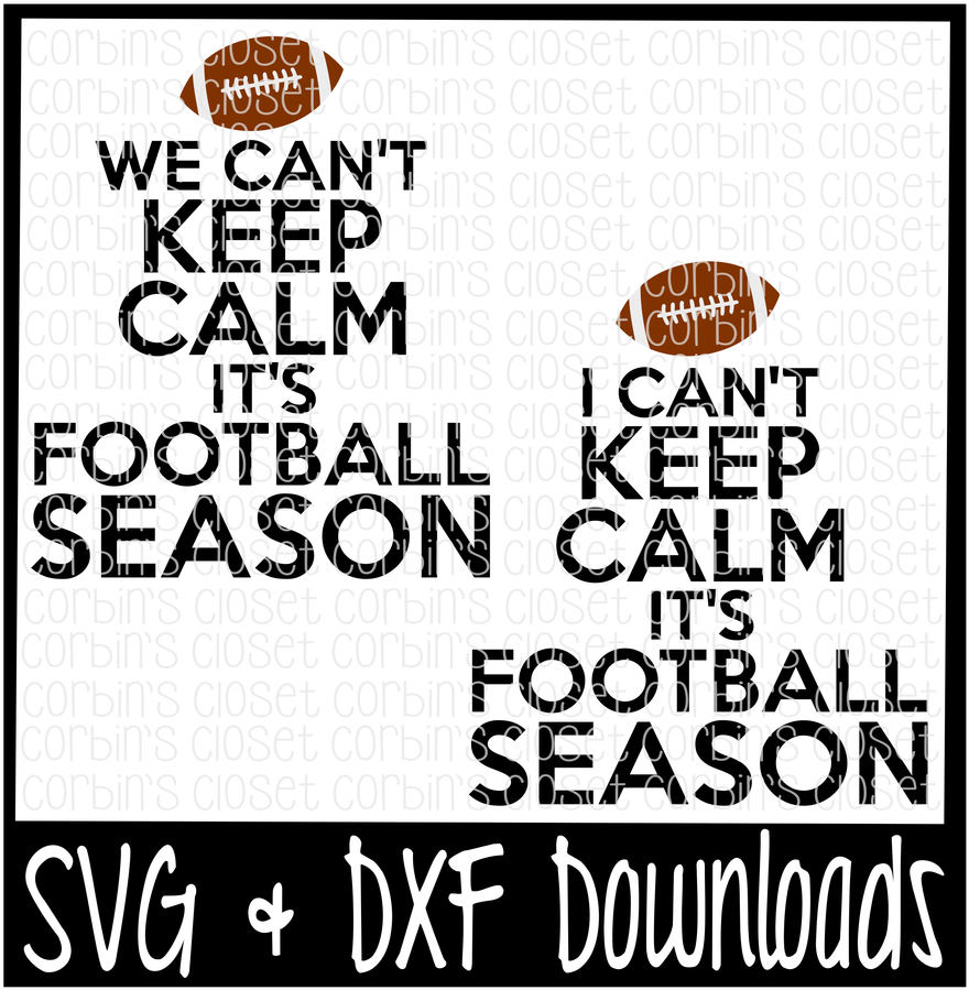 Can T Keep Calm It S Season - Little Brother Biggest Fan Football Svg (1400x932), Png Download