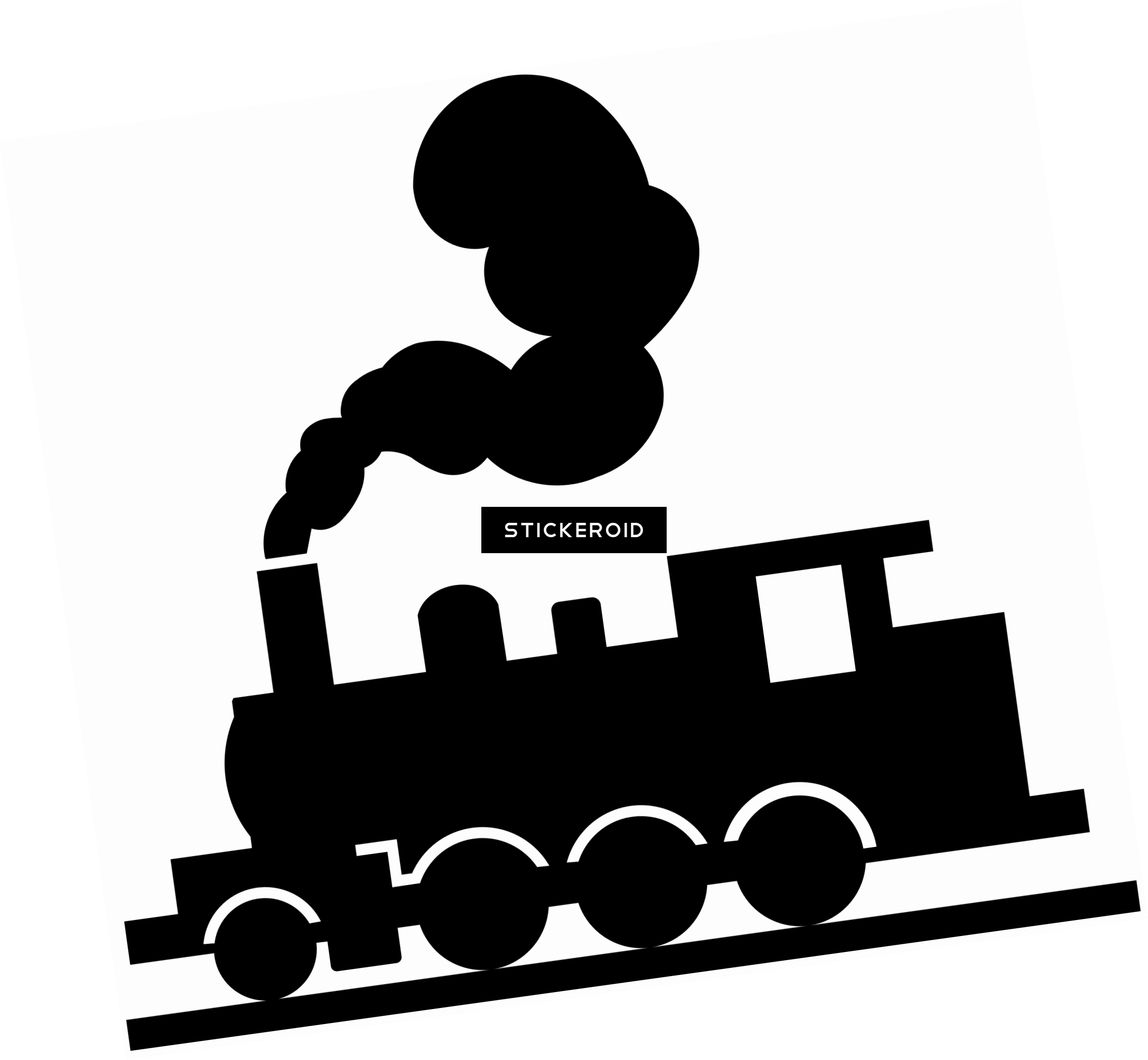 Train - Road Sign (2230x2060), Png Download