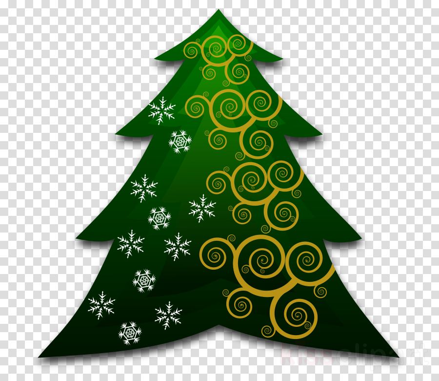 Pohon Spiral Natal (900x780), Png Download