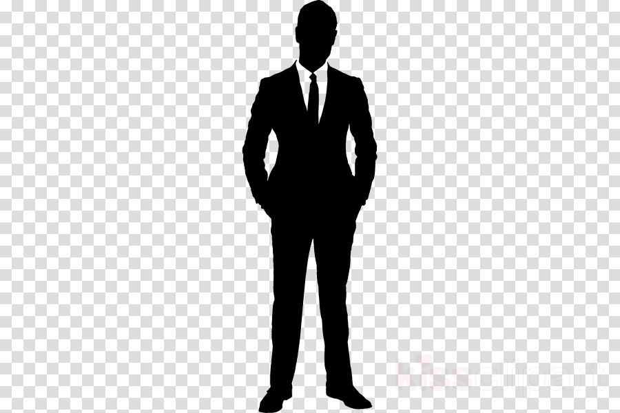 Man In Suit Silhouette Transparent Clipart Silhouette - Key Icon Transparent Background (900x600), Png Download