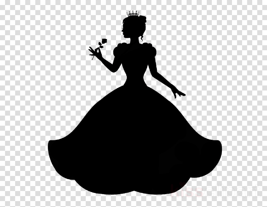 Princess Silhouette Png Clipart Royalty-free (900x700), Png Download