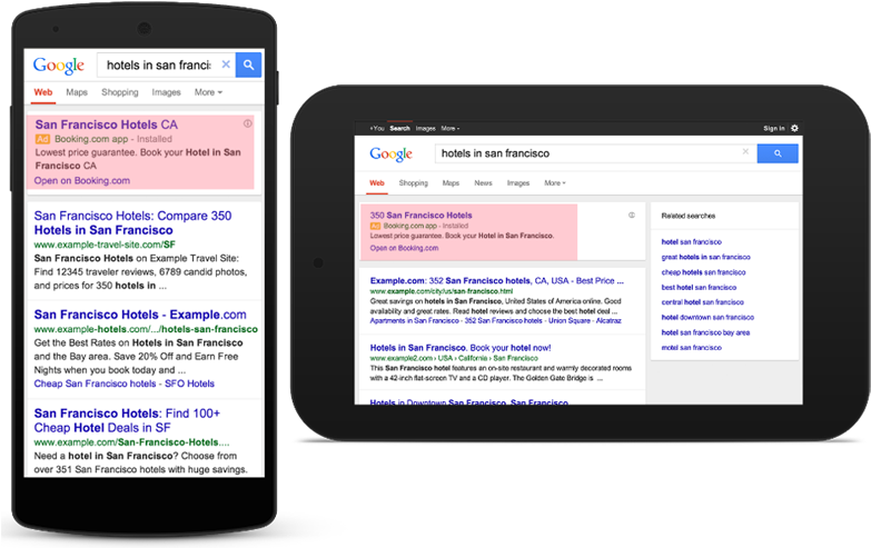 Google Adwords - App Install Ad Google Adwords (949x596), Png Download