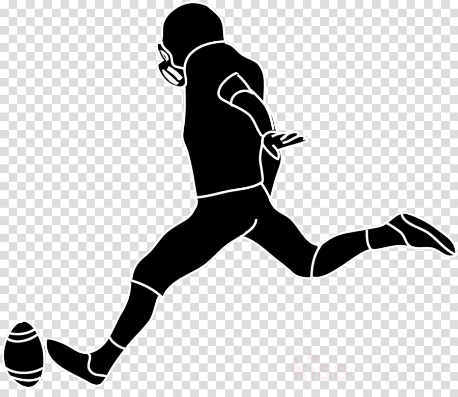 Football Kicker Silhouette Clipart Placekicker American - Football Kicker Clipart (900x780), Png Download