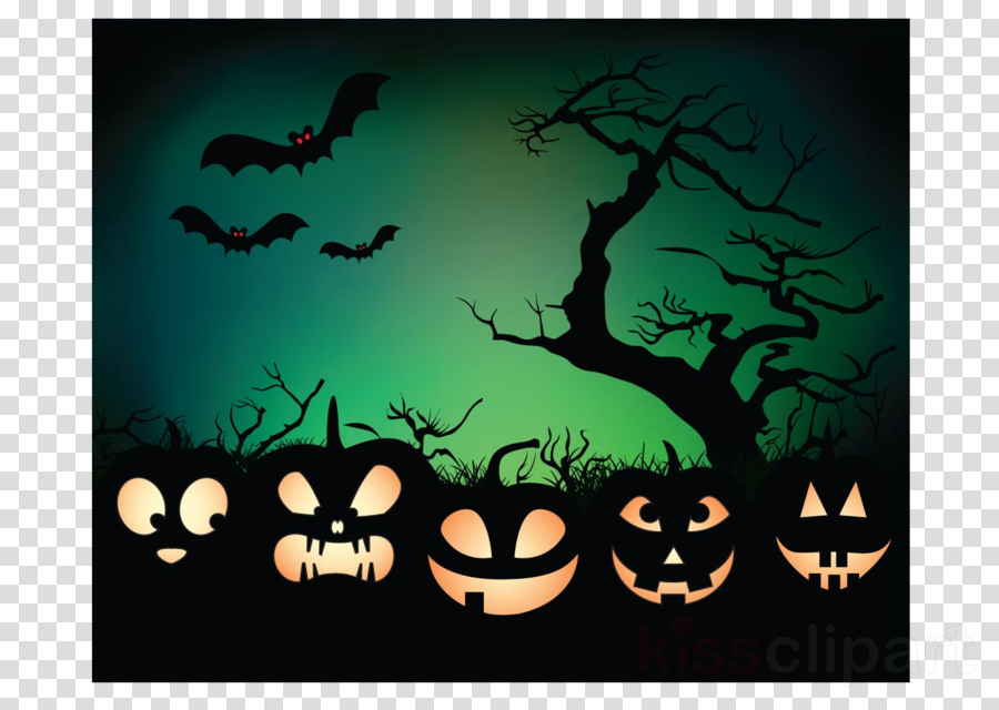 Happy Halloween Clipart New York's Village Halloween - Halloween Pumpkins Silhouettes Free (900x640), Png Download