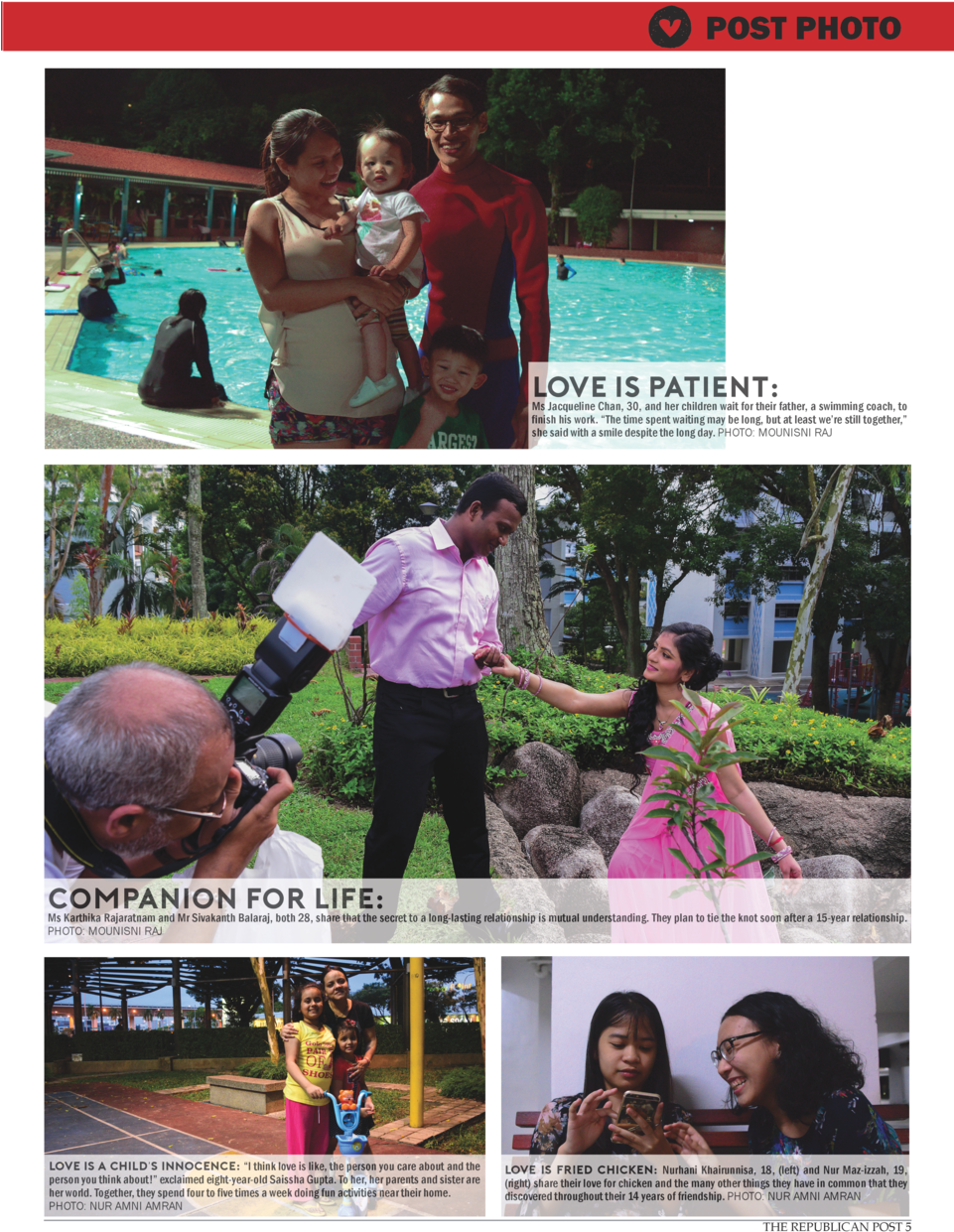 Z Post Photo Love Is And Her Children Wait For Their - Collage (960x1303), Png Download