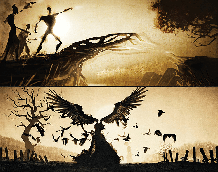 Harry Potter Deathly Hallows Journal - Harry Potter Deathly Hallows Illustration (745x745), Png Download