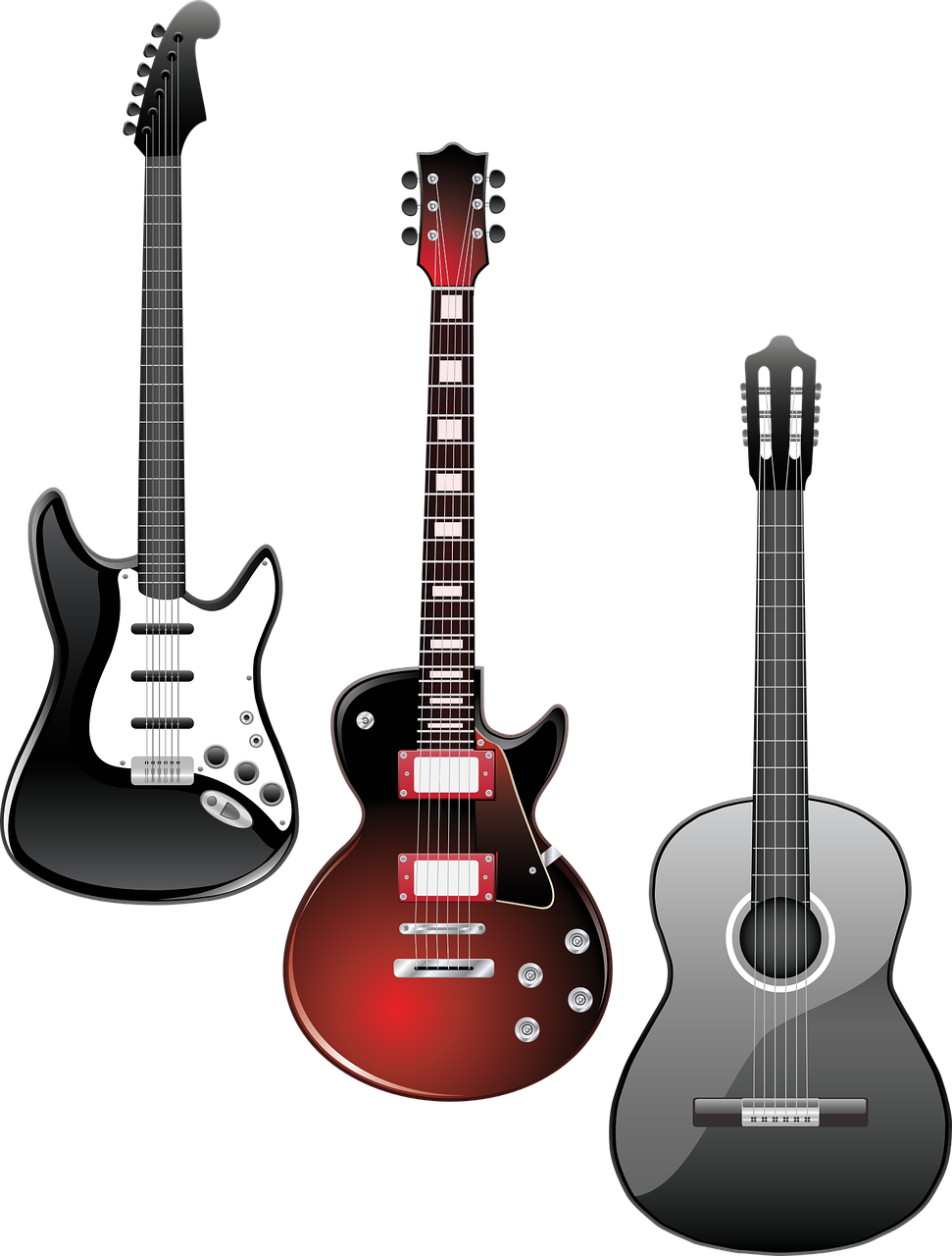 Guitar,musical Guitar,stringed Instruments,music,tool - Guitars Clipart (971x1280), Png Download