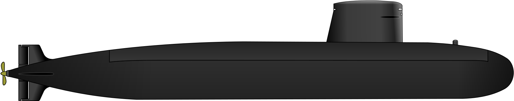 Open - Submarino De Guerra Png (2000x1050), Png Download