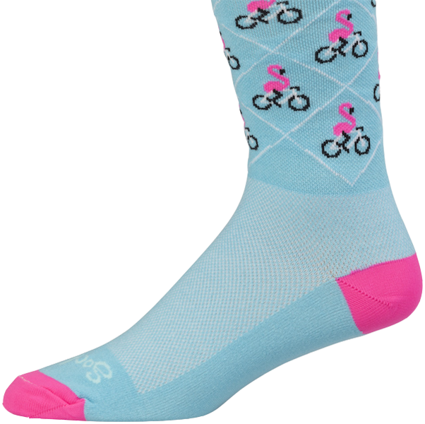 Issi Flamingo Socks - T-shirt (602x600), Png Download
