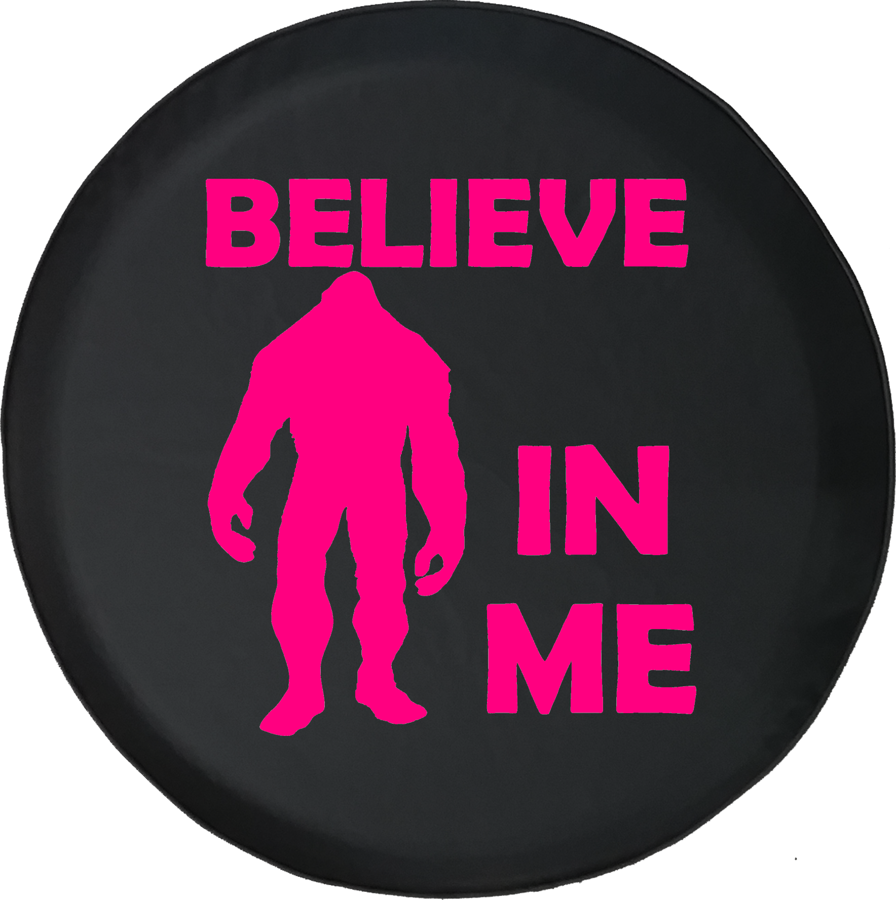 Bigfoot Sasquatch Believe In Me Yeti Squatch Hunting - Jeep (1768x1777), Png Download