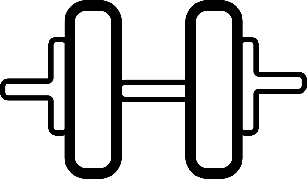 Png File Svg - Dumbbell (980x572), Png Download