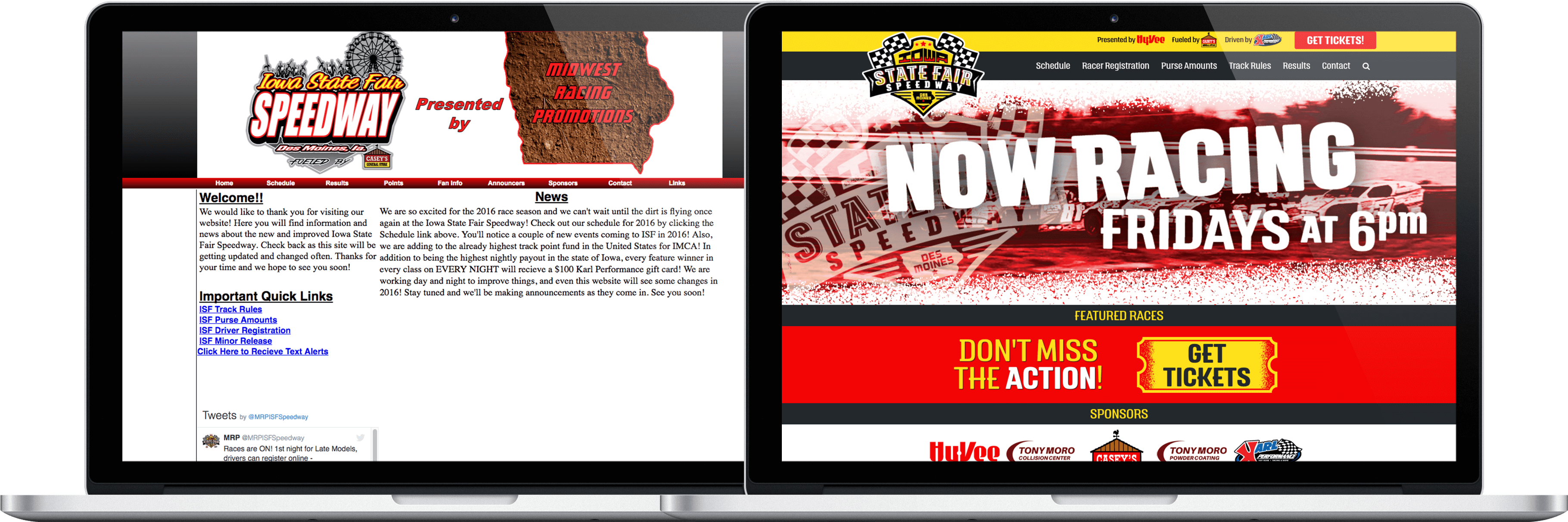 Isfspeedway Logo Isfs Macbook Before After Mockup - Iowa State Fair (3750x2500), Png Download