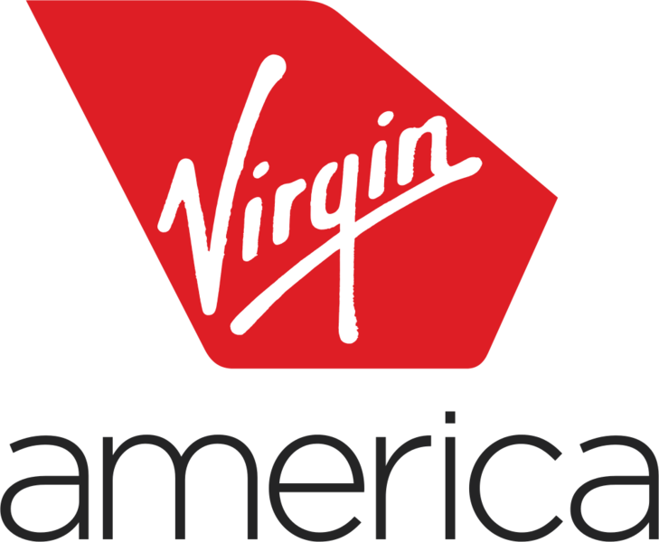 Virgin America Logo Png Clipart Transparent Library - Virgin America Airlines Logo (729x600), Png Download