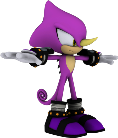 Download Zip Archive - Espio The Chameleon (750x650), Png Download