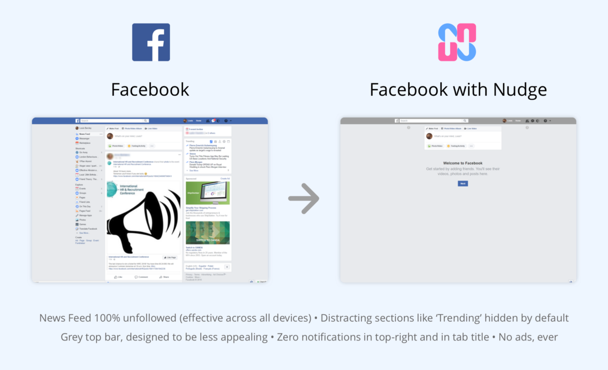 Facebook Nudge (1200x730), Png Download