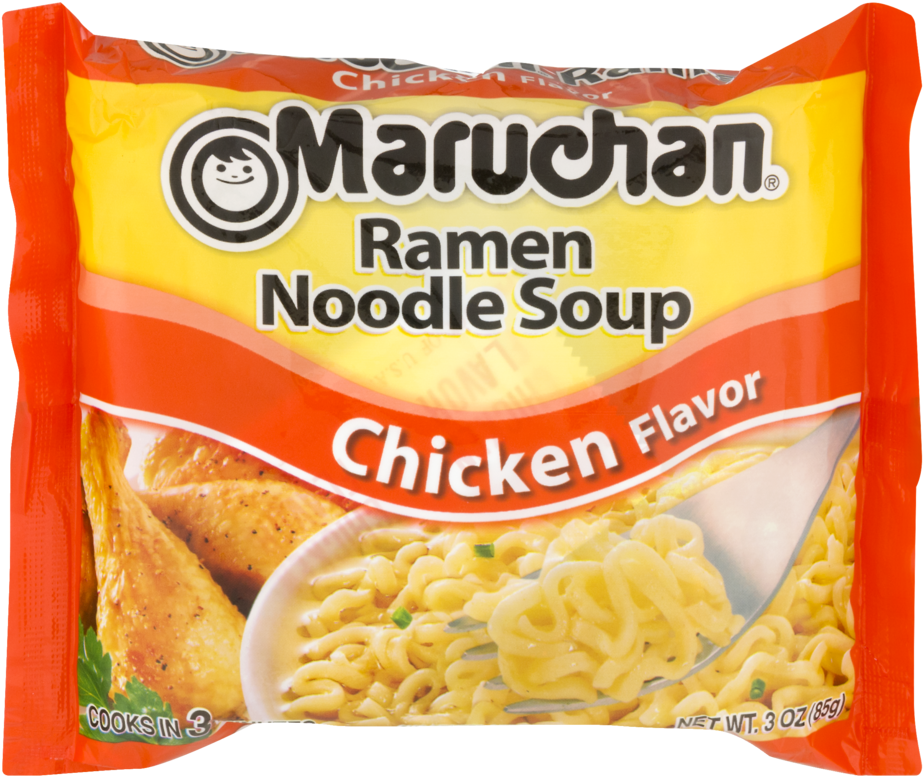 Maruchan Ramen Noodle Soup Chicken Flavor, 3 Oz - Maruchan Ramen Noodle Soup, Chicken Flavor - 3 Oz Packet (1000x1000), Png Download