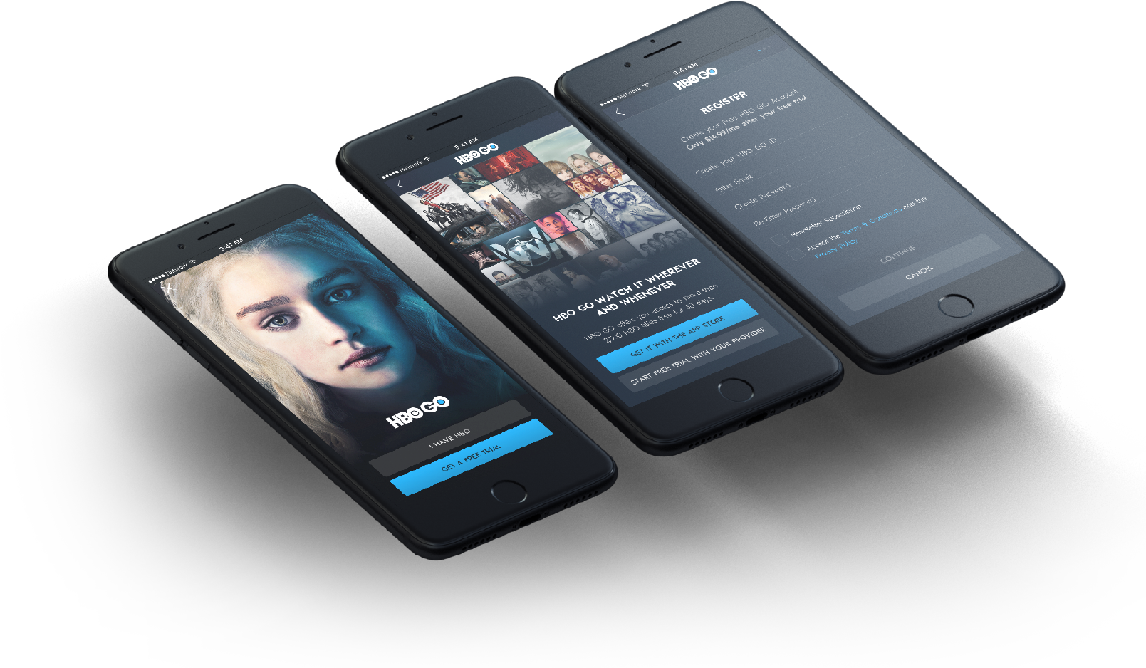 Hbo Go Iap Ui/ux - Samsung Galaxy (1608x1084), Png Download