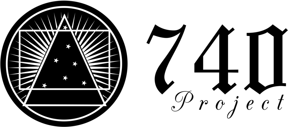 740logo Black Transparentbackground (1000x454), Png Download