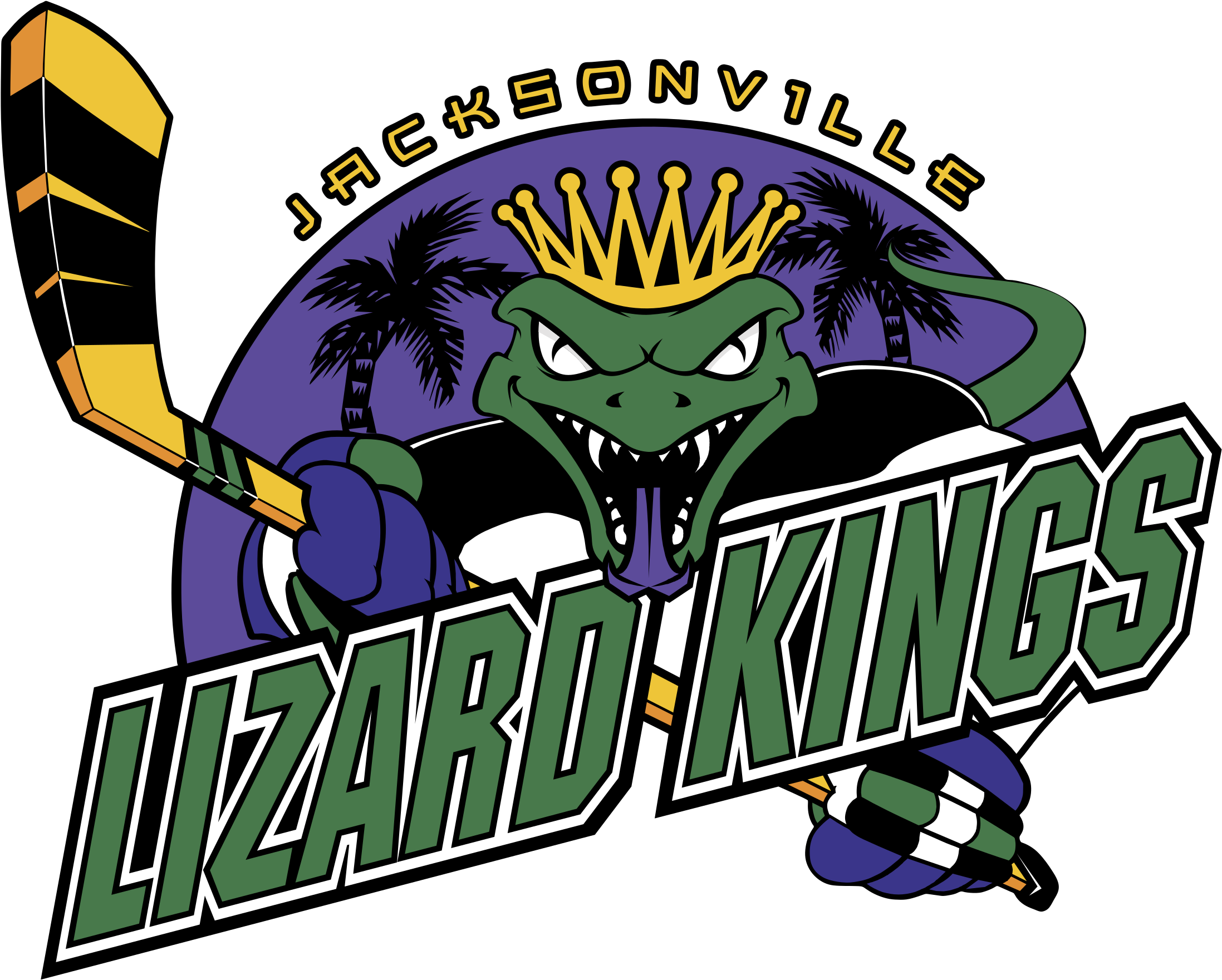 Jacksonville Lizard Kings Logo Png Transparent - Jacksonville Lizard Kings (2400x2400), Png Download