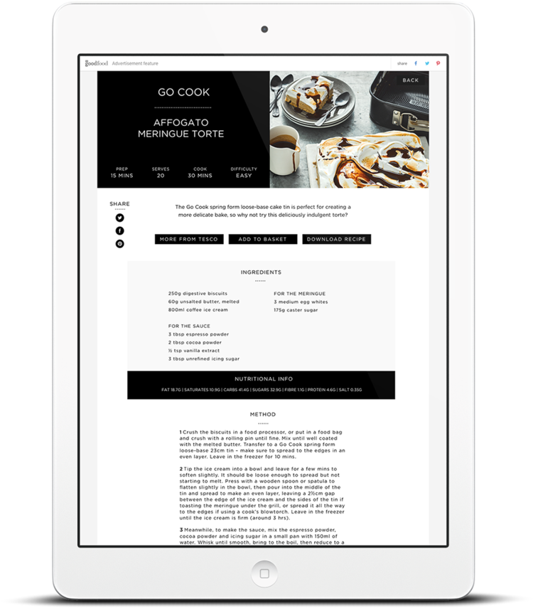 Tesco Recipe (1000x866), Png Download